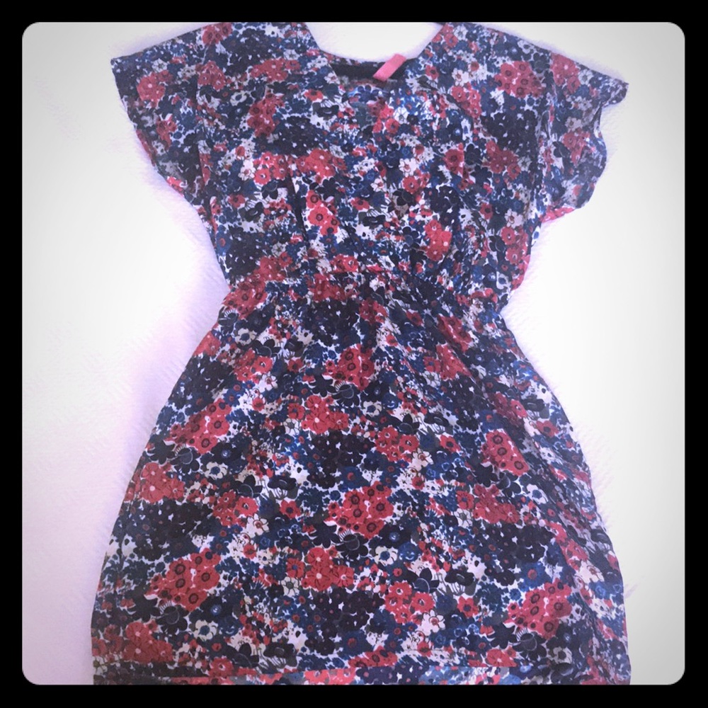 👗 Women’s Floral Print Midi Dress | Size M
